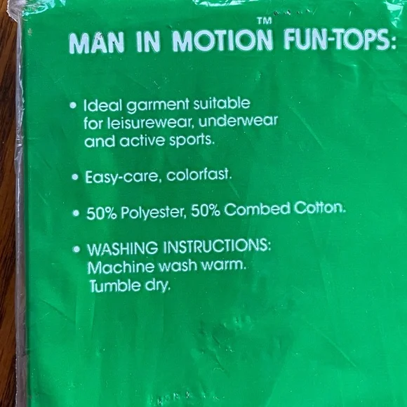 **NEW** Jockey Rib Crew Neck T-Shirt - Size Lrg - Navy/Yellow - New Old Stock - Picture 4 of 6